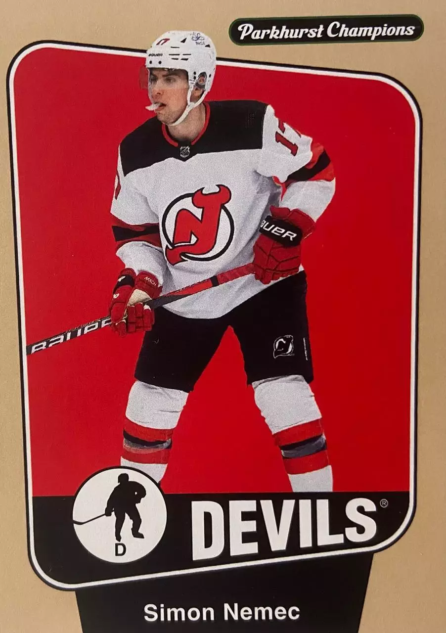 Карточка Simon Nemec - Шимон Немец New Jersey Devils - Нью-Джерси Девилз НХЛ/NHL