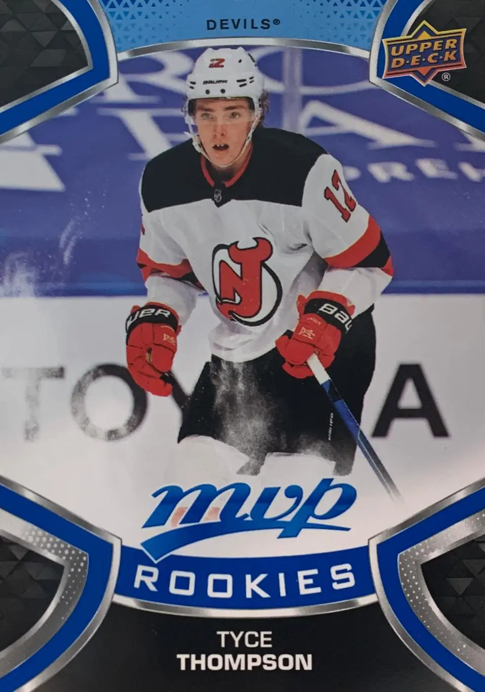 Карточка Tyce Thompson-Тайс Томпсон New Jersey Devils-Нью-Джерси Девилс НХЛ/NHL