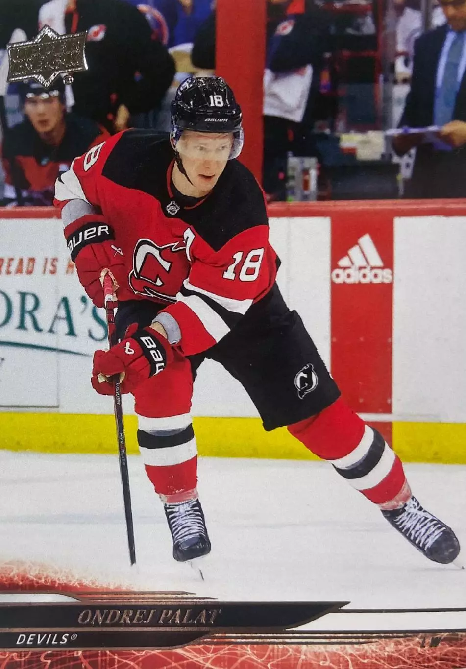 Хоккей. Карточка Ondrej Palat-Ондржей Палат New Jersey Devils/Нью-Джерси НХЛ-NHL