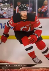 Карточка Kurtis MacDermid-Кертис Макдермид New Jersey Devils-Нью-Джерси НХЛ NHL