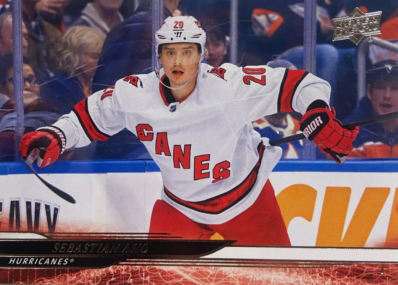 Хоккей Карточка Sebastian Aho-Себастьян Ахо Carolina Hurricanes-Каролина НХЛ-NHL