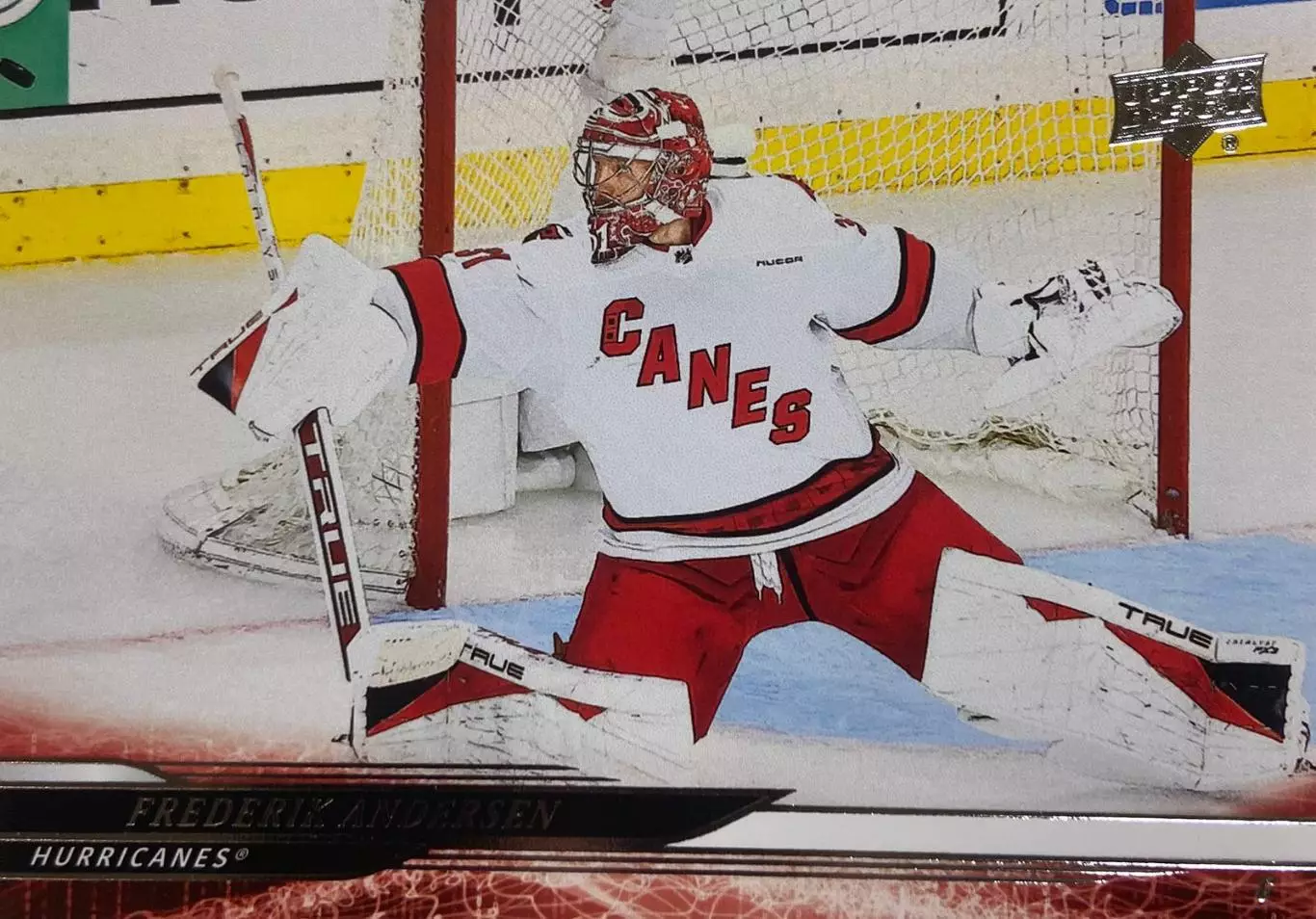 Хоккей. Карточка Frederik Andersen-Фредерик Андерсен Carolina-Каролина НХЛ/NHL