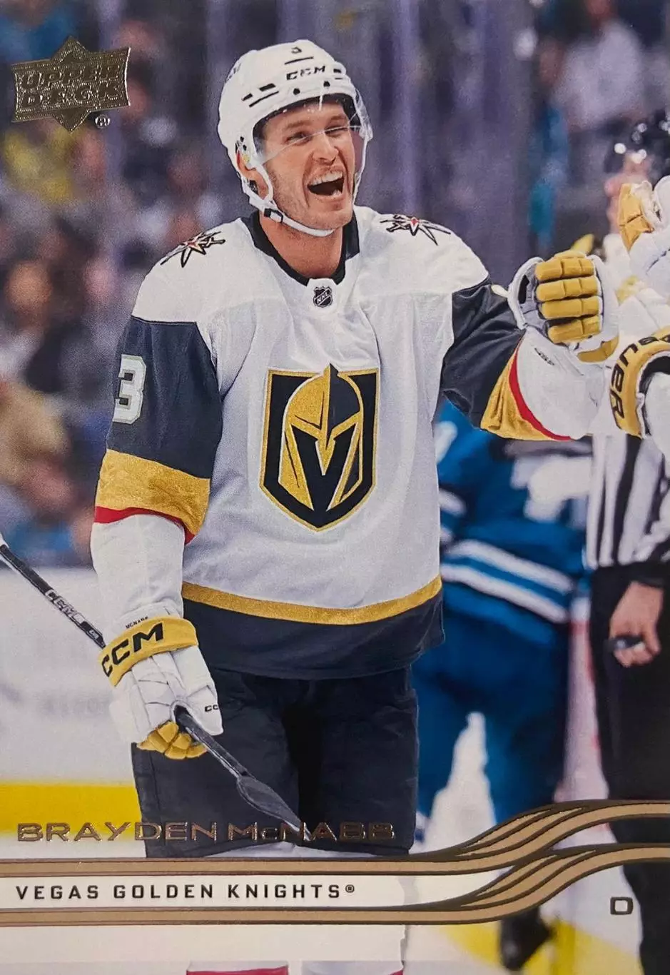 Карточка Brayden McNabb - Брэйден Макнэбб Vegas Golden Knights - Вегас НХЛ/NHL