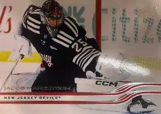 Хоккей. Карточка Jacob Markstrom-Якоб Маркстрем New Jersey Devils/Девилз НХЛ/NHL
