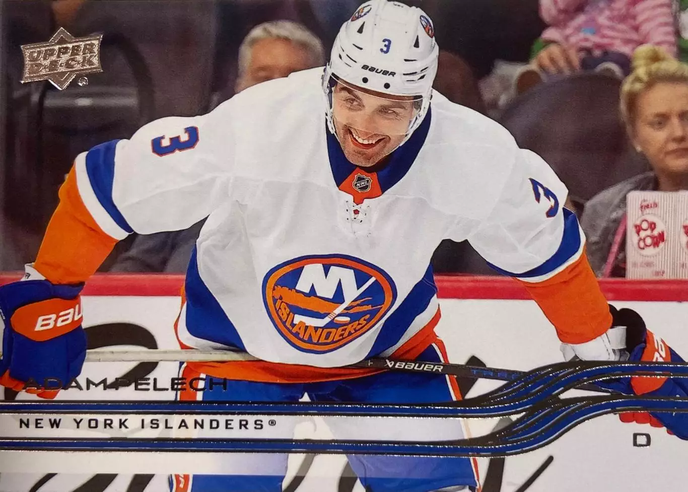 Хоккей. Карточка Adam Pelech - Адам Пелек New York Islanders - Айлендерс НХЛ-NHL