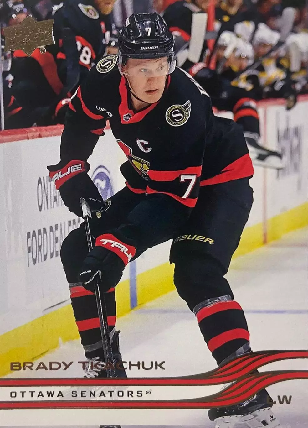 Хоккей. Карточка Brady Tkachuk - Брэди Ткачук Ottawa Senators-Оттава НХЛ-NHL