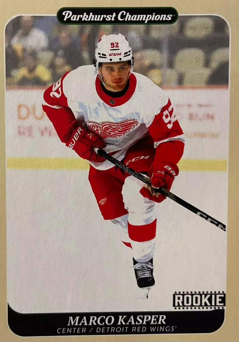 Карточка Marco Kasper-Марко Каспер Detroit Red Wings - Детройт Ред Уингз НХЛ/NHL