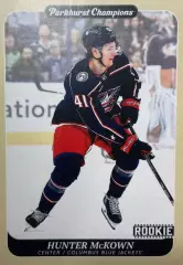 Карточка Hunter McKown - Хантер Маккоун Columbus Blue Jackets - Коламбус НХЛ/NHL