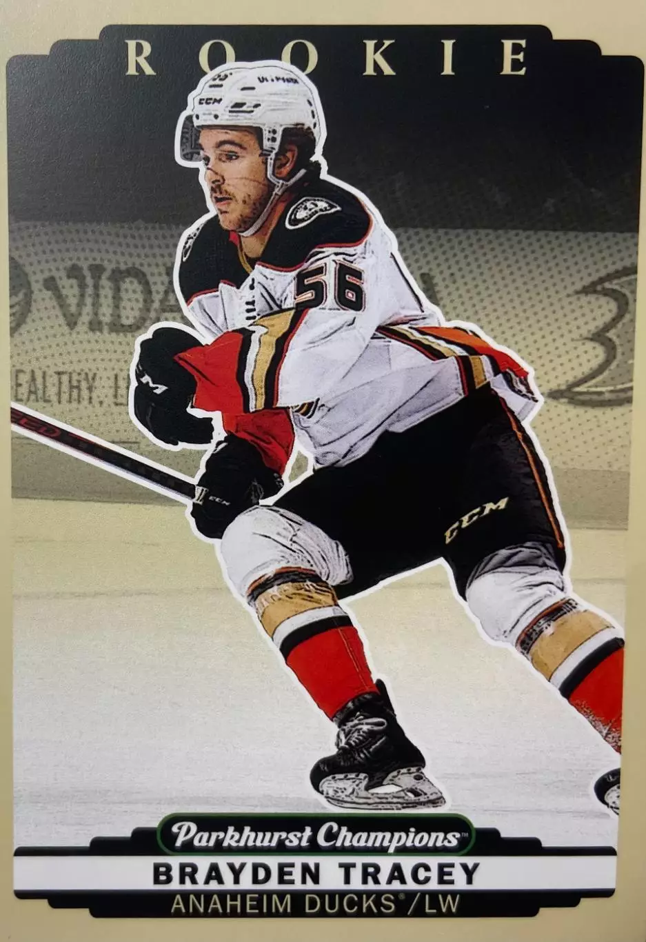 Хоккей Карточка Brayden Tracey-Брэйден Трейси Anaheim Ducks-Анахайм Дакс НХЛ/NHL