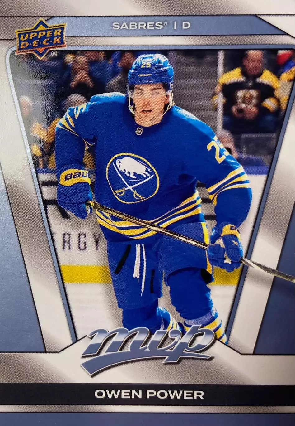 Хоккей. Карточка Owen Power - Оуэн Пауэр Buffalo Sabres - Баффало Сейбрз НХЛ/NHL