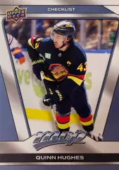 Хоккей. Карточка Quinn Hughes-Куинн Хьюз Vancouver Canucks - Ванкувер НХЛ/NHL