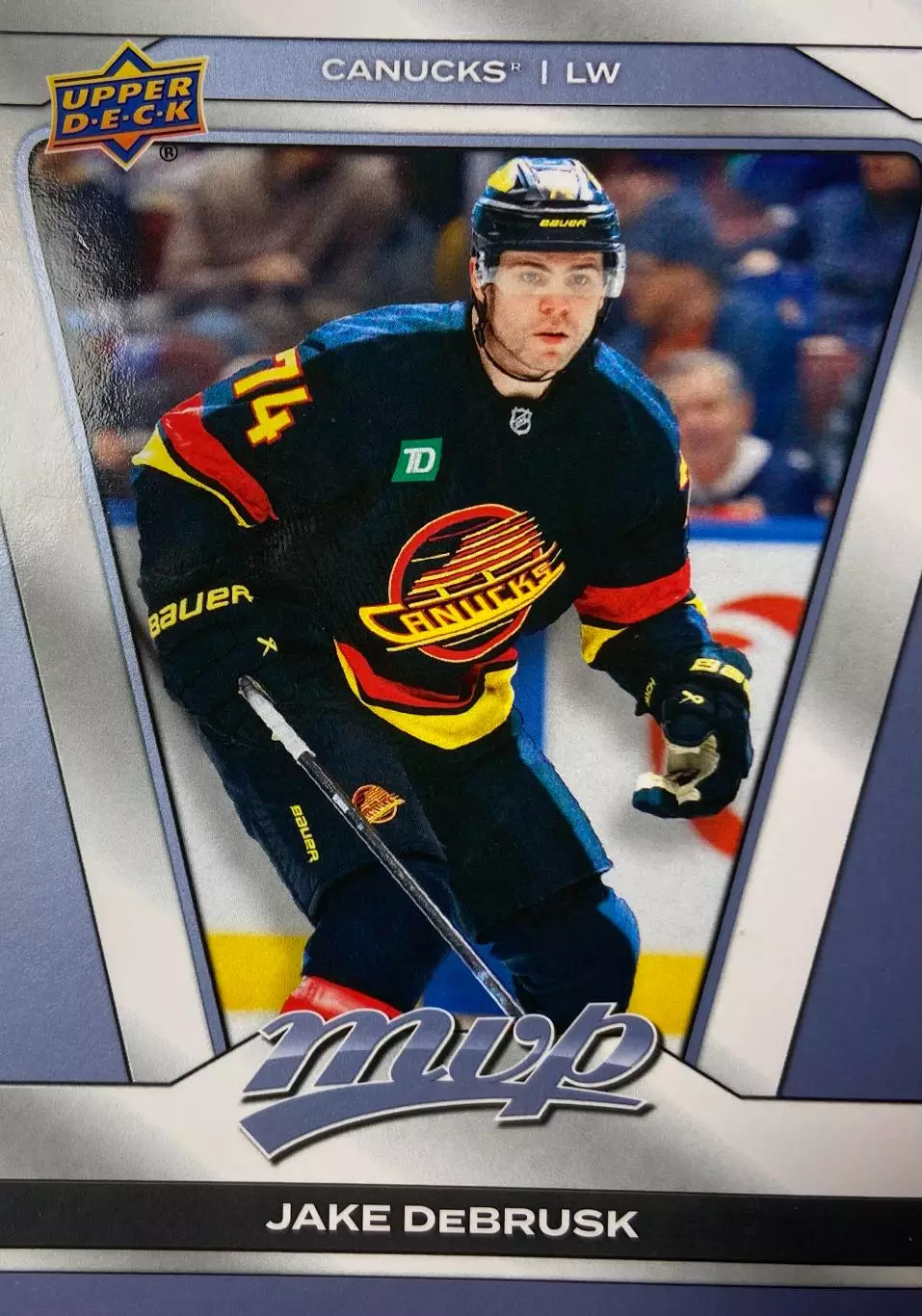 Хоккей. Карточка Jake DeBrusk - Джейк Дебраск Vancouver Canucks-Ванкувер НХЛ/NHL