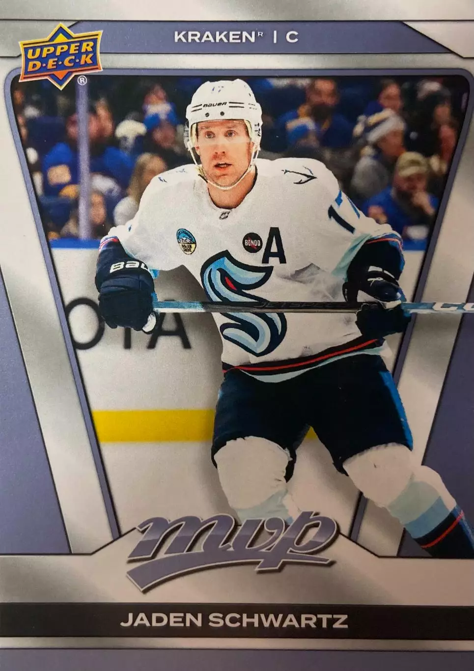 Хоккей. Карточка Jaden Schwartz - Джейден Шварц Seattle Kraken - Сиэтл НХЛ/NHL