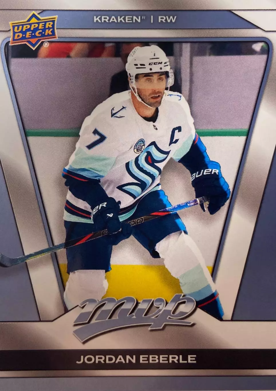 Хоккей Карточка Jordan Eberle-Джордан Эберле Seattle Kraken-Сиэтл Кракен НХЛ NHL
