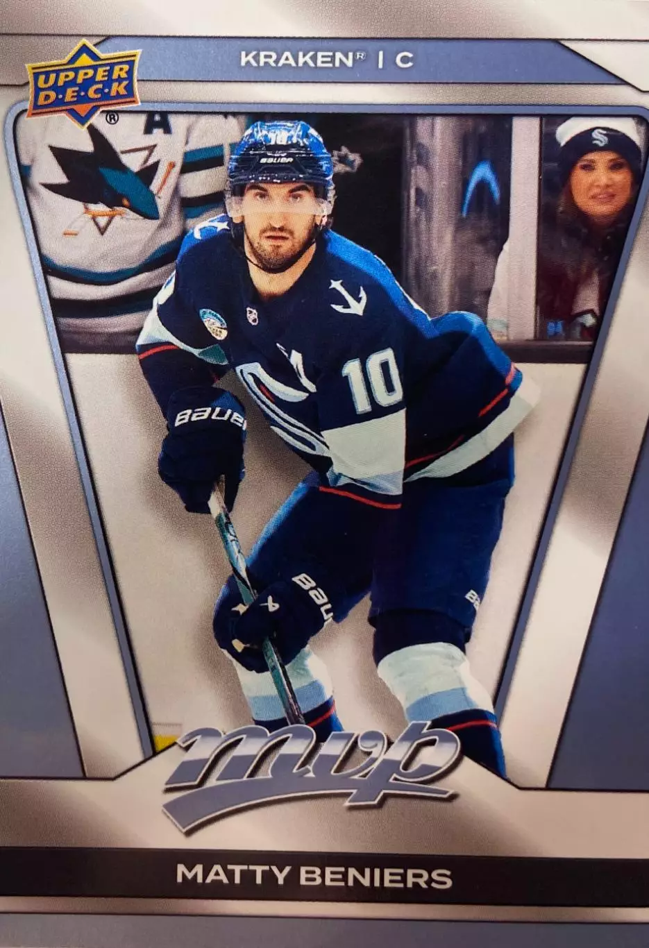 Хоккей. Карточка Matty Beniers-Мэтти Бенирс Seattle Kraken-Сиэтл Кракен НХЛ/NHL