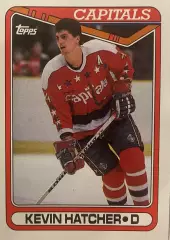 Хоккей Карточка Kevin Hatcher-Кевин Хэтчер Washington Capitals-Вашингтон НХЛ-NHL