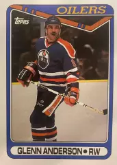 Хоккей. Карточка Glenn Anderson-Гленн Андерсон Edmonton Oilers-Эдмонтон НХЛ-NHL