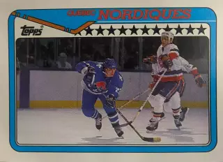 Хоккей. Карточка Paul Gillis-Пол Гиллис Quebec Nordiques-Квебек Нордикс НХЛ-NHL