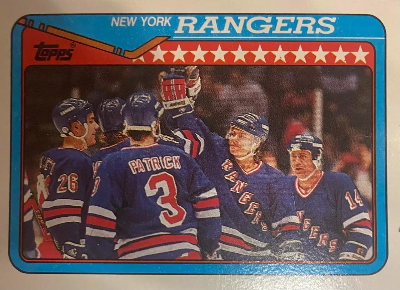 Карточка James Patrick-Джеймс Патрик New York Rangers/Нью-Йорк Рейнджерс НХЛ NHL