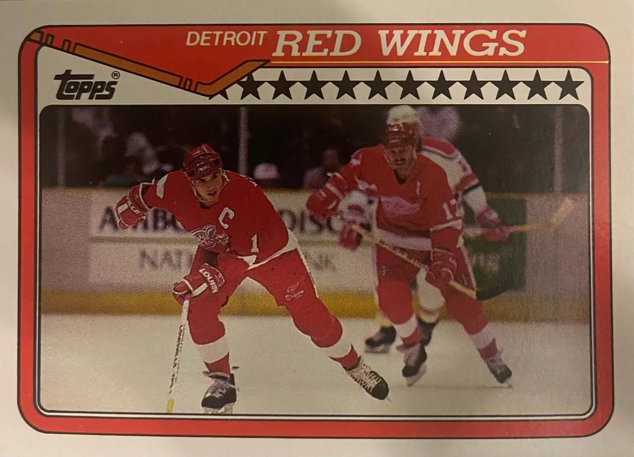 Хоккей. Карточка Steve Yzerman-Стив Айзерман Detroit Red Wings-Детройт НХЛ/NHL