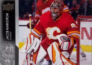 Хоккей. Карточка Jacob Markstrom - Якоб Маркстрем Calgary Flames-Калгари НХЛ/NHL