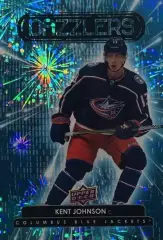 Хоккей Карточка Kent Johnson-Кент Джонсон Columbus Blue Jackets-Коламбус НХЛ-NHL