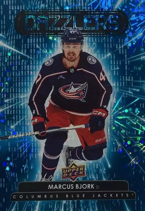 Хоккей Карточка Marcus Bjork-Маркус Бьорк Columbus Blue Jackets-Коламбус НХЛ/NHL