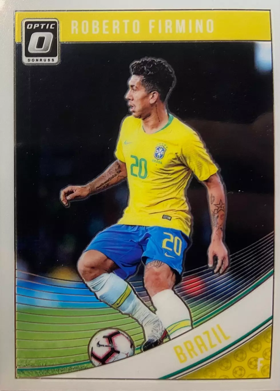 Футбол. Карточка Roberto Firmino - Роберто Фирмино Бразилия, Ливерпуль Panini