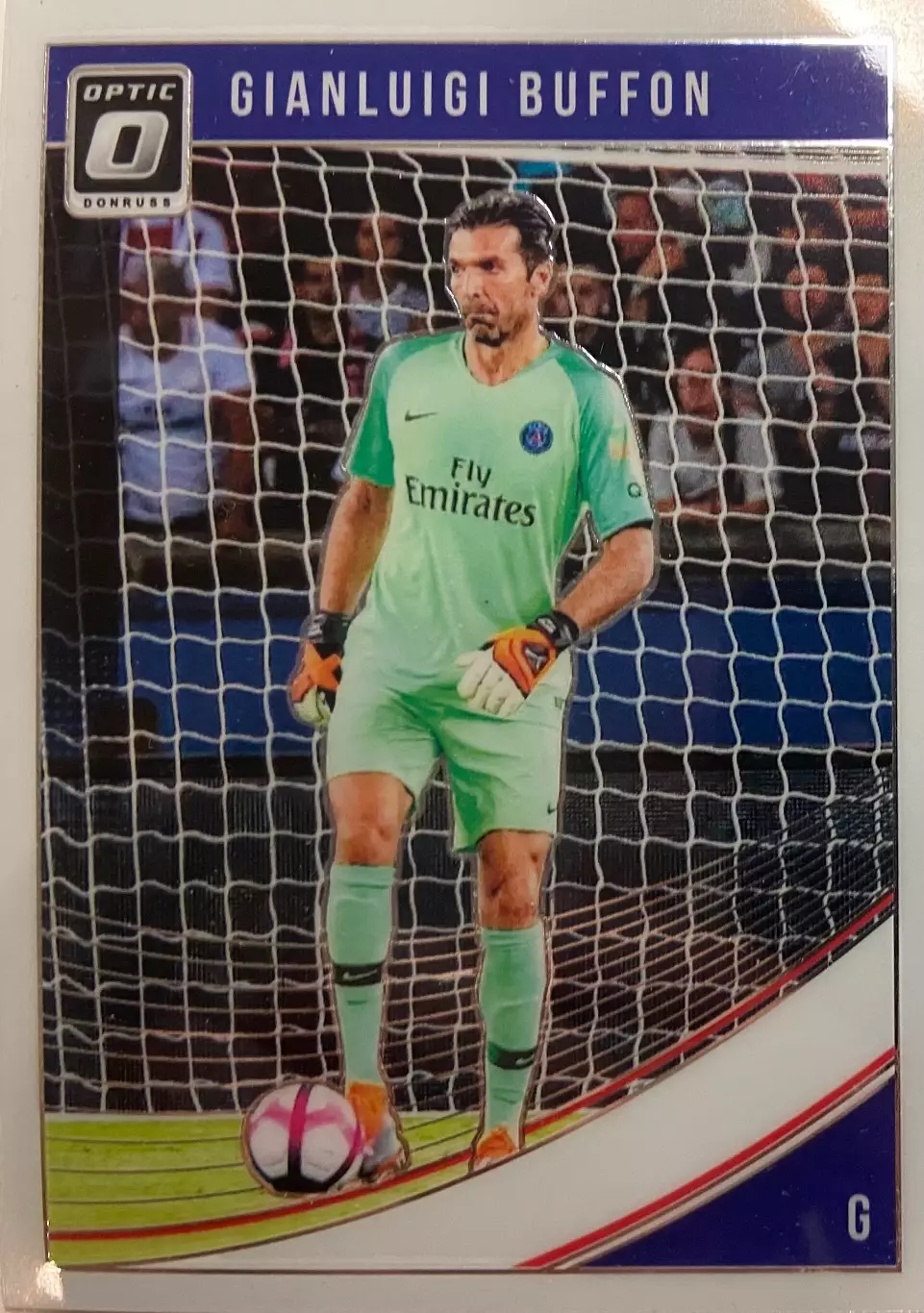 Футбол Карточка Gianluigi Buffon - Джанлуиджи Буффон ПСЖ, Ювентус Panini 2018-19