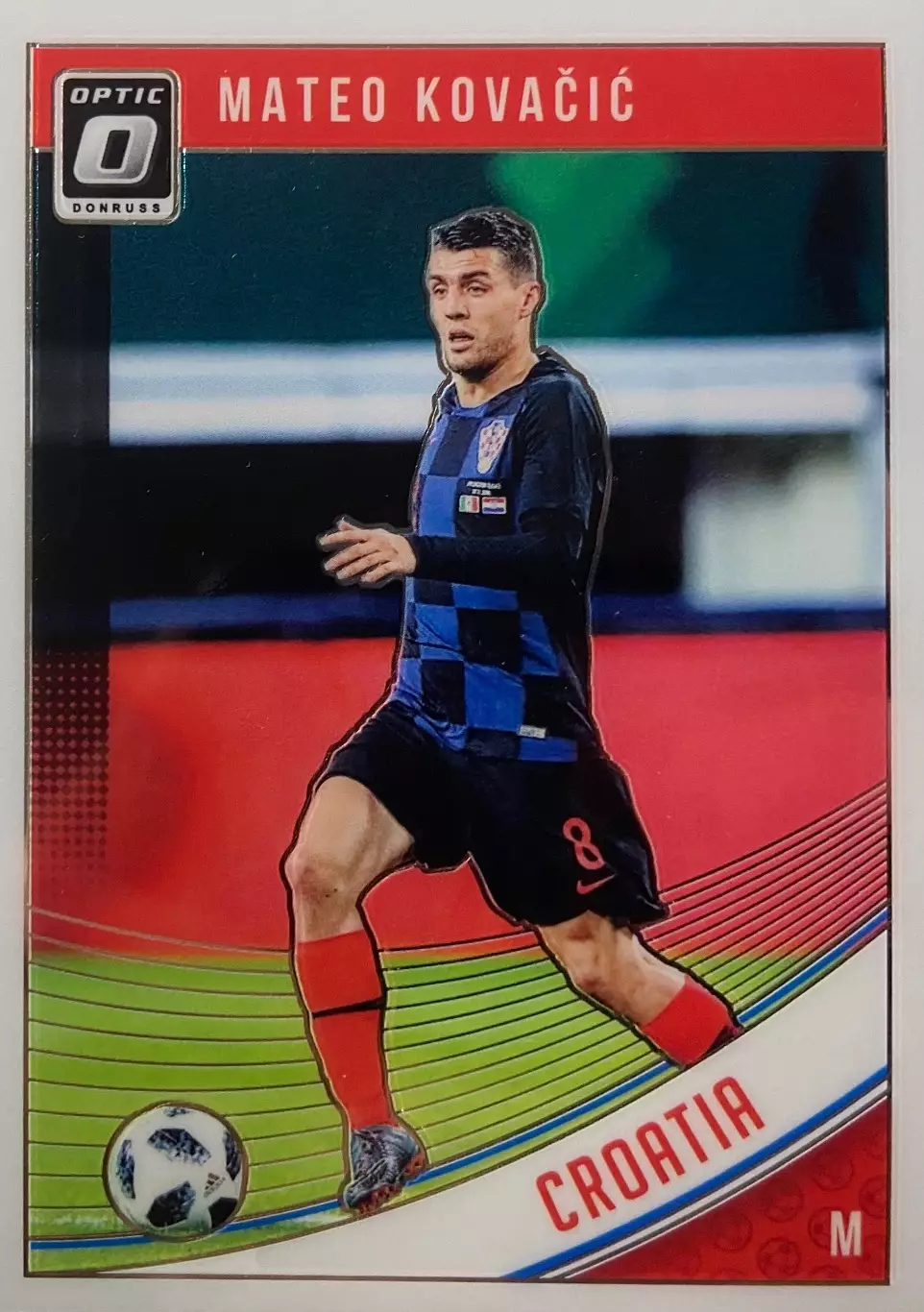 Футбол Карточка Матео Ковачич Хорватия, Челси, Реал Мадрид, Интер Panini 2018-19