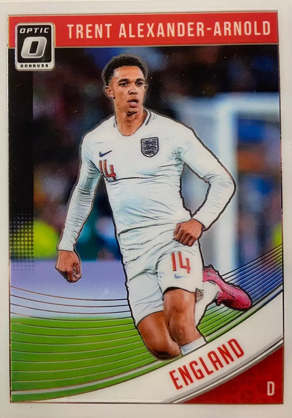 Футбол. Карточка Трент Александер-Арнольд Англия, Ливерпуль, Реал Мадрид Panini