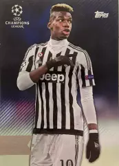 Футбол. Карточка Paul Pogba/Поль Погба Ювентус, Манчестер Лига Чемпионов 2015/16