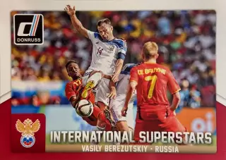 Футбол. Карточка Василий Березуцкий Россия, ЦСКА Москва Panini/Панини 2015