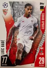 Футбол Карточка Loic Bade/Лоик Баде Севилья, Байер 04 Лига Чемпионов 2023/24