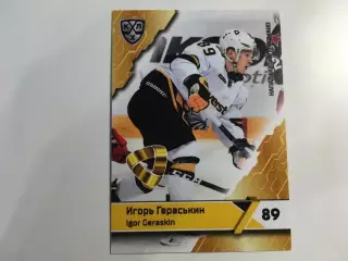 Карточка Игорь Гераськин Северсталь Череповец КХЛ/KHL сезон 2018-2019 SeReal