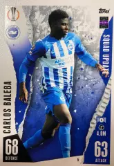 Футбол. Карточка Карлос Балеба Брайтон, Лилль Лига Европы 2023/24 TOPPS