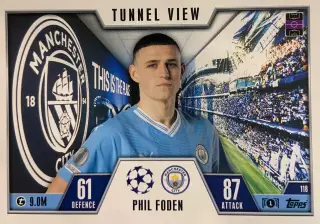 Футбол. Карточка Phil Foden/Фил Фоден Манчестер Сити Лига Лига Чемпионов 2023/24