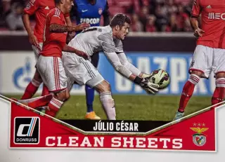 Футбол. Карточка Julio Cesar/Жулио Сезар Бенфика Panini/Панини 2015