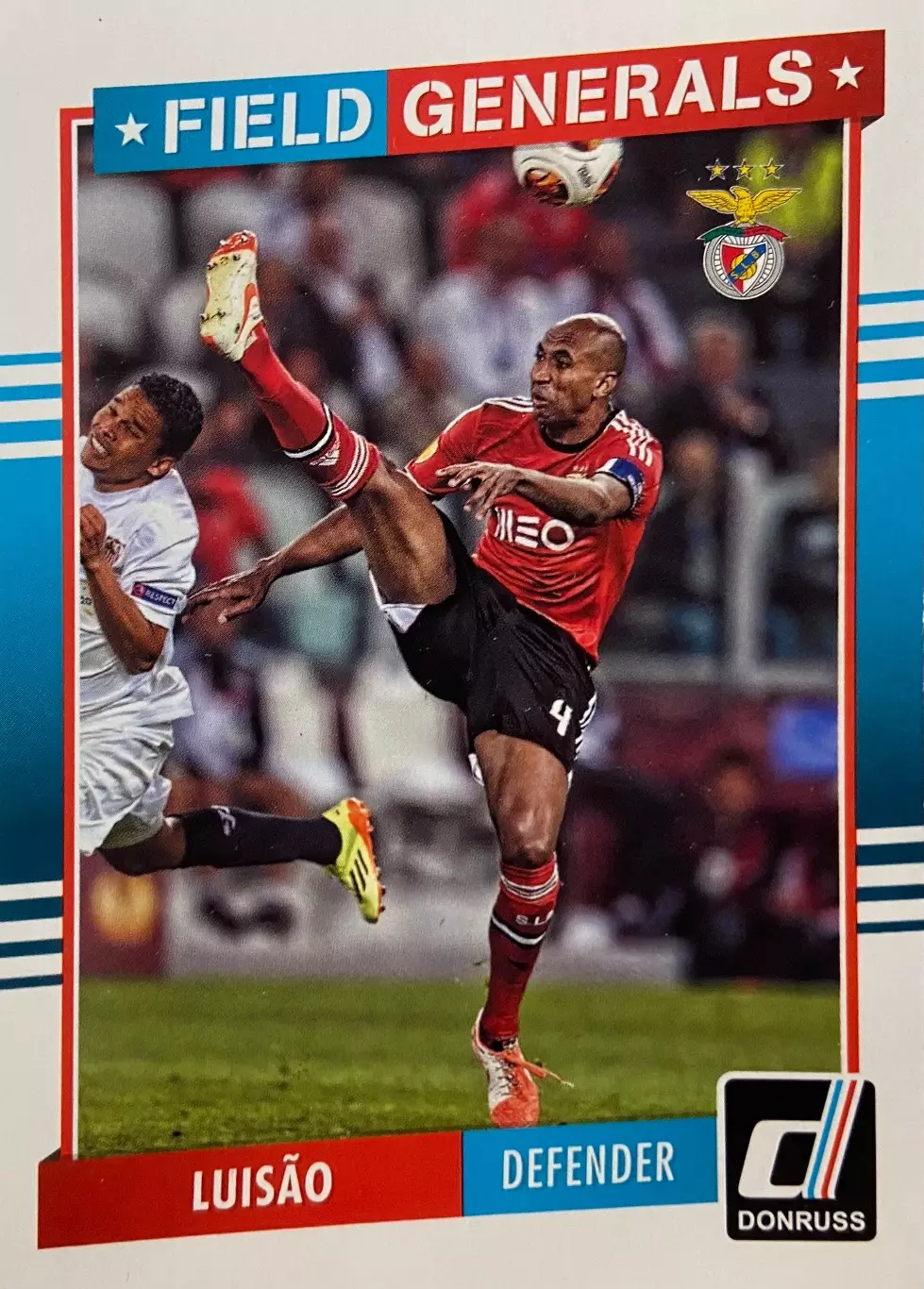 Футбол. Карточка Luisao/Луизао Бенфика Panini/Панини 2015