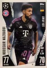 Карточка Нуссаир Мазрауи Бавария, Манчестер Юнайтед, Аякс Лига Чемпионов 2023/24
