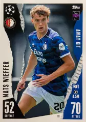 Футбол Карточка Wieffer/Матс Виффер Фейеноорд, Брайтон Лига Чемпионов 2023/24