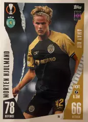 Футбол. Карточка Мортен Юльманн Спортинг, Лечче Лига Европы 2023/24 TOPPS
