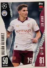 Карточка Хулиан Альварес Манчестер Сити, Атлетико, Ривер Плейт Лига Чемпионов