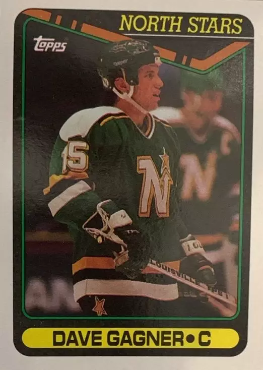 Хоккей. Карточка Dave Gagner-Дэйв Ганье Minnesota North Stars-Миннесота НХЛ-NHL