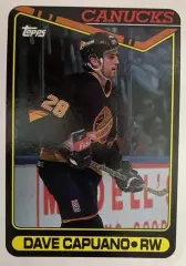 Хоккей. Карточка Dave Capuano-Дэйв Капуано Vancouver Canucks - Ванкувер НХЛ/NHL