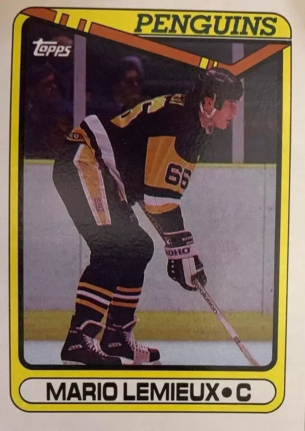 Хоккей. Карточка Mario Lemieux-Марио Лемье Pittsburgh Penguins-Питтсбург НХЛ/NHL