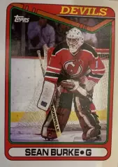 Хоккей. Карточка Sean Burke-Шон Бурк New Jersey Devils-Нью-Джерси Девилз НХЛ-NHL