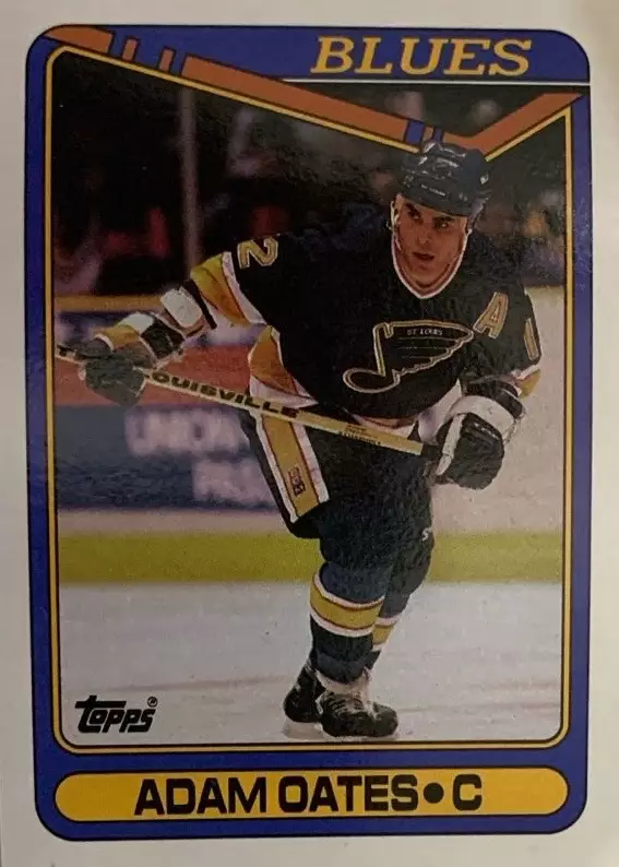 Хоккей. Карточка Adam Oates - Адам Оутс St. Louis Blues - Сент-Луис Блюз НХЛ-NHL