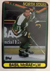Хоккей Карточка Basil McRae-Бэзил Макрэй Minnesota North Stars/Миннесота НХЛ/NHL