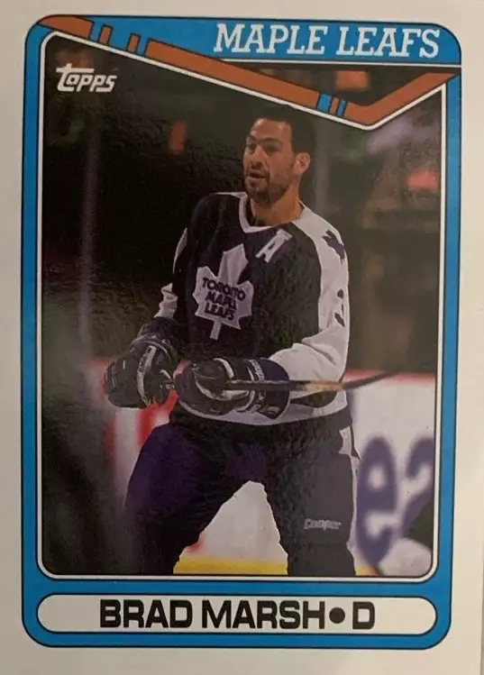 Хоккей. Карточка Brad Marsh - Брэд Марш Toronto Maple Leafs - Торонто НХЛ/NHL